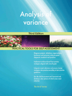 Analysis of variance Third Edition