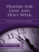 Just in Time! Prayers for Lent and Holy Week: Just In Time Series