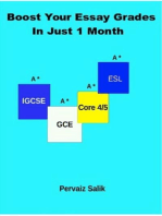 Boost Your Essay Grades in Just 1 Month