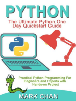 PYTHON: Practical Python Programming For Beginners & Experts With Hands-on Project