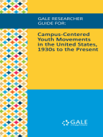 Gale Researcher Guide for: Campus-Centered Youth Movements in the United States, 1930s to the Present