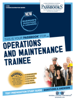 Operations and Maintenance Trainee: Passbooks Study Guide