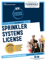 Sprinkler Systems License: Passbooks Study Guide