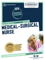 MEDICAL-SURGICAL NURSE: Passbooks Study Guide