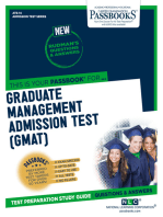 GRADUATE MANAGEMENT ADMISSION TEST (GMAT): Passbooks Study Guide