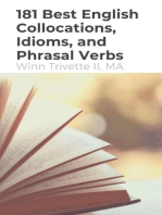 181 Best English Collocations, Idioms, and Phrasal Verbs