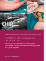 Infiltrations des articulations périphériques: Technique d'infiltration de l'appareil locomoteur selon les repères cliniques et echographiques