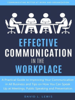 Effective Communication in the Workplace