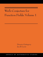 Weil's Conjecture for Function Fields: Volume I (AMS-199)