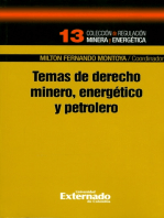 Temas de derecho minero, energético y petrolero