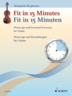 Fit in 15 Minutes: Warm-ups and Essential Exercises for Violin