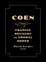 Coen: Framing Religion in Amoral Order