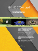 ISO IEC 27001 Lead Implementer A Complete Guide - 2021 Edition