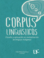 Corpus lingüístico: Estudio y aplicación en revitalización de lenguas indígenas