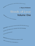 Words of Love Volume 1