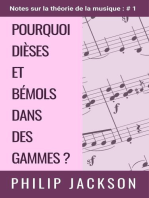 Pourquoi dièses et bémols dans des gammes ?: Notes sur la théorie de la musique, #1