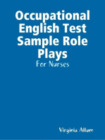 Occupational English Test Sample Role Plays - For Nurses