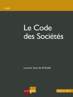 Le code des sociétés: Procédures et lois comptables entourant les sociétés belges