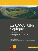 Le Cwatupe expliqué: Et indications sur l'avant-projet de CoDT