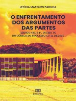 O enfrentamento dos argumentos das partes: artigo 489, § 1o, inciso IV, do código de processo civil de 2015