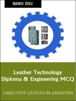 Leather Technology Diploma Engineering MCQ