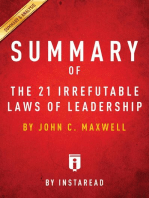 Summary of The 21 Irrefutable Laws of Leadership: by John C. Maxwell | Includes Analysis