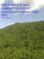 The Complete Nick Armbrister Poetry Collection Volume 1