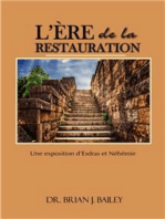 L'ère de la restauration