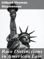 Race Distinctions in American Law