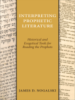 Interpreting Prophetic Literature: Historical and Exegetical Tools for Reading the Prophets