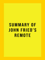 Summary of Jason Fried's Remote