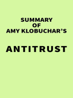 Summary of Amy Klobuchar's Antitrust