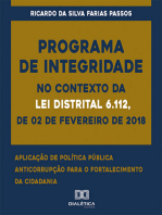 Programa de Integridade no contexto da Lei Distrital 6.112, de 02 de fevereiro de 2018: aplicação de política pública anticorrupção para o fortalecimento da cidadania