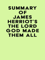 Summary of James Herriot's The Lord God Made Them All