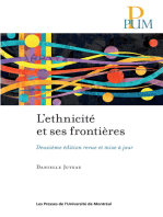 L' ETHNICITE ET SES FRONTIERES: Deuxième édition revue et mise à jour