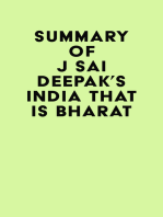 Summary of J Sai Deepak's India, that is Bharat