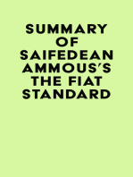 Summary of Saifedean Ammous's The Fiat Standard