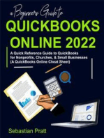 A Beginners Guide to QuickBooks Online 2022: A Quick Reference Guide to QuickBooks for Nonprofits, Churches, & Small Businesses (A QuickBooks Online Cheat Sheet)