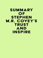 Summary of Stephen M.R. Covey's Trust and Inspire