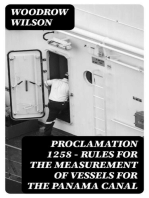 Proclamation 1258 — Rules for the Measurement of Vessels for the Panama Canal