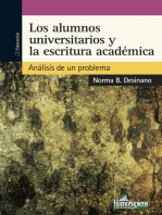 Los alumnos universitarios y la escritura académica: Análisis de un problema