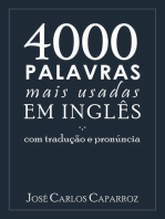 4000 Palavras Mais Usadas Em Inglês Com Tradução E Pronúncia