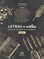 Letras e artes: afinidades de trajetórias investigativas: Volume 1