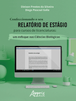 Confeccionando o Seu Relatório de Estágio para Cursos de Licenciaturas: Um Enfoque nas Ciências Biológicas