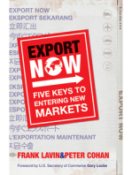 Export Now: Five Keys to Entering New Markets