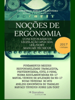 Noções De Ergonomia: Conceitos Básicos, Legislação Aplicada, Ler/dort E Manuais Técnicos