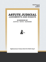 Astute Judical Judgements and Essays: In Honour of Justice Nayai Aganaba