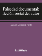 Falsedad documental ficcion social de autor