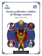 Escritos Publicados e Inéditos de Filología Románica (Siglos XIII-XIX)