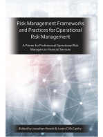 PRMIA: A Primer for Professional Operational Risk Managers in Financial Services